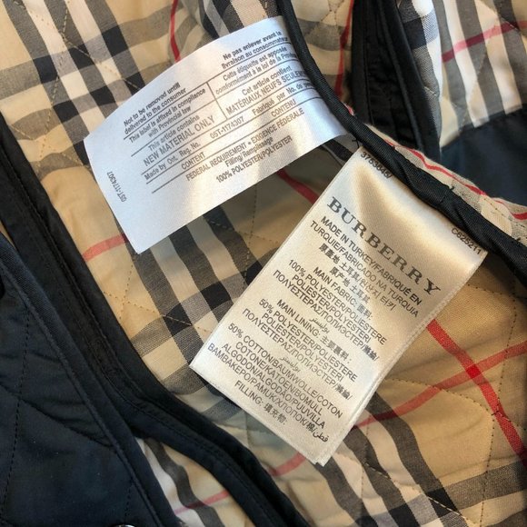 Burberry Brit Diamond Quilted Jacket Size S - Picture 8 of 10